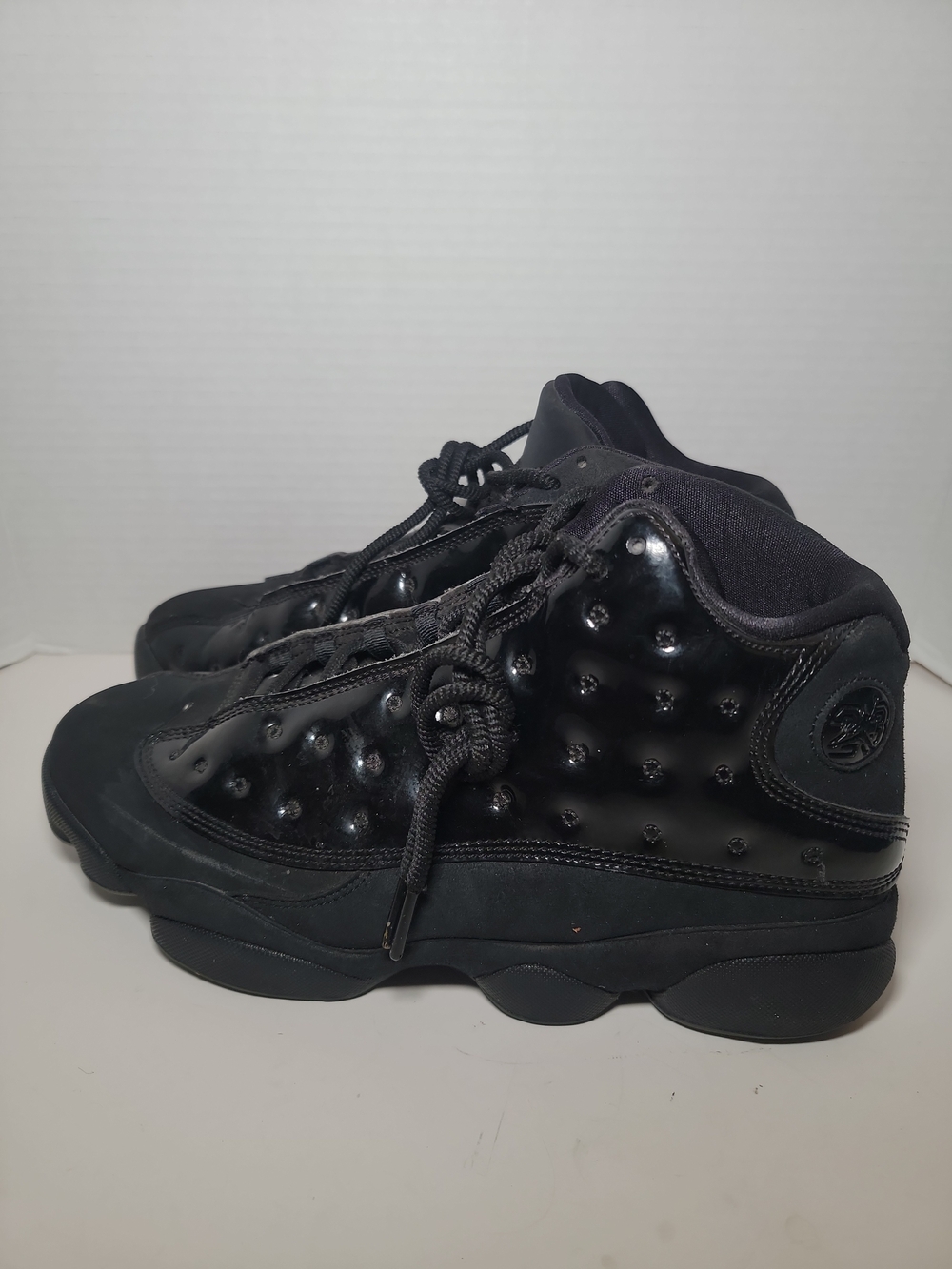 Nike Air Jordan 13 Men Size 10 Retro Cap N  Gown Black Patent Leather 414571 012